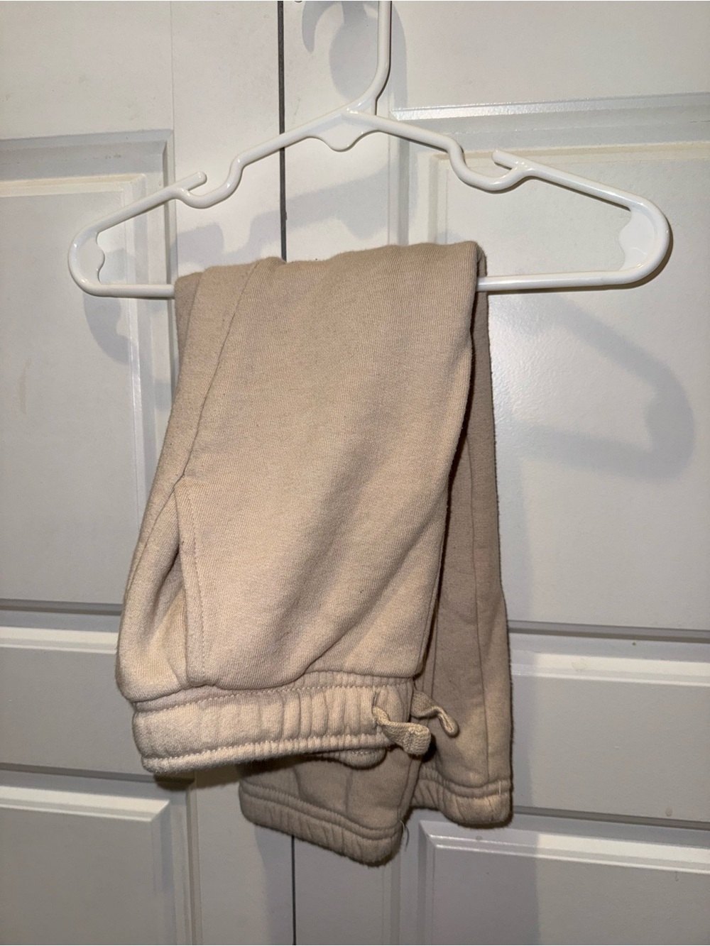 Cat & Jack Neutral Tan Kids Sweatpants with Drawstring